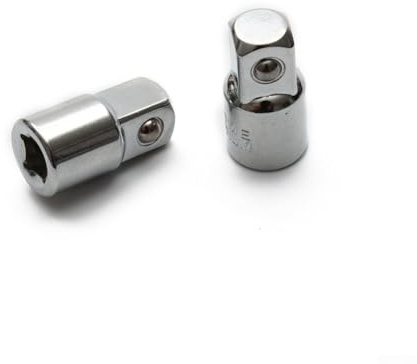 babominimer Steel Socket Wrench Drive Adapter Set, 1/4 Inch, 3/8 Inch, 1/2 Inch Female to Male Converter, for for Hand Tool Accessory for for Changing Ratchet Drive Sizes in Workshop(1/4-3/8)