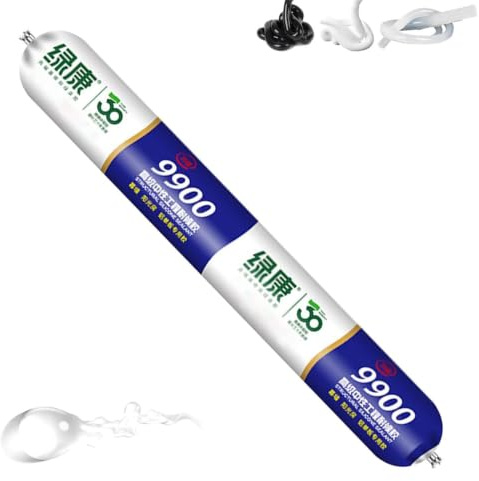9900 Sealant Waterproof, solution permanente pour fissures de toiture et de mur, mastic silicone imperméable pour extérieur, résistant à la chaleur, aux déchirures et à l'étirement (1pcs,Transparent)