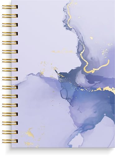 Burde Notizbuch A5 Marble: Spiral-Notizbuch