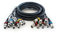 10m - 8 Way XLR Male to Female Loom Cable - Microphone Stage Snake Multicore Lead - Loops