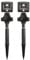 Mr. Beams MB572 Outdoor Wireless Battery-Powered 35 Lumens LED Path Light with Motion Sensor, 2-Pack, Dark Brown