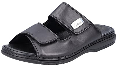 Rieker 25590, Herren Pantoletten, Schwarz (schwarz), 42 EU (8 UK)