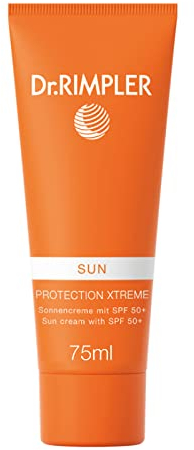 Dr. Rimpler Sonnencreme LSF 50 I für lichtempfindliche Haut I Hochwertige Sonnenmilch mit pflegendem Vitamin E, hautverträglich, 75ml