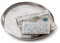 Loberon Tablett Boon, Schlichtes Design mit Vintage-Finish, Serviertablett mit Unikat-Charakter, dekoratives Tischaccessoire, Küchenaccessoire, Aluminium, antiksilber