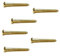 Merriway BH03781 Tornillo de cabeza redonda ranurado de latón macizo, pack de 10
