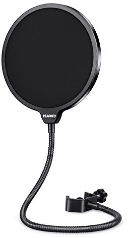 Mikrofon Popschutz,Aokeo Professional Mikrofon Pop Filter Mask Shield Für Blue Yeti,Snowball,HyperX QuadCast und jedes andere Mikrofon