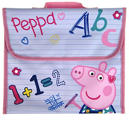 Girls Peppa Pig Primary School Reading Book Bag