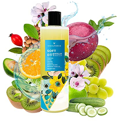 SOFT MICELLAIR. SOFT MICELLAIR. Bio-Mizellenwasser 6 in 1 I Trockene oder Normale Haut I Make-up-Entferner Mizellenwasser 400ml. 100% natürlich. Make-up-Entferner, Gesichtswasser, Gesichtsreiniger