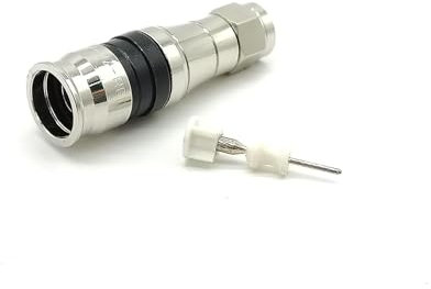 Elecbee RG11 F tipo Conector de compresión coaxial macho recto