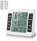 Thermomètre de réfrigérateur numérique,écran LCD, thermomètre de réfrigérateur intérieur/extérieur avec 2 capteurs sans fil et alarme audio pour la maison, le restaurant et le bar, Thermomètre