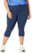 Amazon Essentials Leggings Capri Sportivi Modellanti per Allenamento a Vita Alta (Disponibili in Taglie Forti) Donna, Blu Marino, 6XL Plus