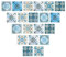 20 Pezzi Adesivi per Piastrelle 15x15cm Marocco Mattonelle Adesive Decalcomanie di piastrelle Impermeabili Adesivo piastrelle da Parete per Cucina Bagno Tavolo Scale Decorazione (Bianco-Blu)