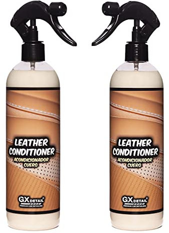 GxDetail Hidratante para Piel y Cuero para Asientos de Coche 1 Litro – Nutre, Protege y Restaura – Evita el Agrietamiento y el Desgaste – Acabado Natural y Secado Rápido.