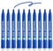 PENOL Whiteboard-Marker, 10 Whiteboard Stifte in der Farbe Blau – 800, 1,5 mm Rundspitze, Trocken Abwischbarer Marker mit Nordic Swan Ecolabel, Geruchlose Folienstifte für Büro und Schule