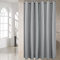 ANAZOZ Rideau de Douche, 120x200cm, Simple Moderne, Gris Clair, Polyester, Rideau De Baignoire Anti-moisissure avec Anneaux