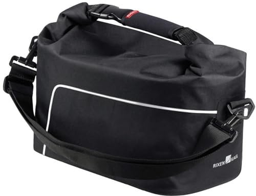 Klick-fix Unisex – Erwachsene Klickfix Gepäckträgertasche, Schwarz, 10 Liter