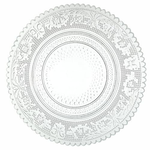 Villa d'Este Home Tivoli Lot de 6 soucoupes à pain Ø 14,5 cm en verre, Imperial