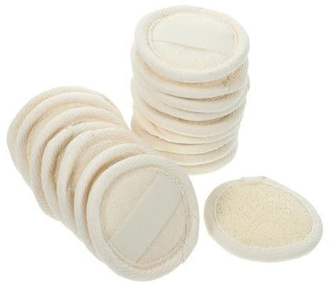 WOFASHPURET 18stücke Luffaschwämme Zum Peeling Für Körper Natürliche Luffa-pads Für Dusche Peeling-luffa-schwämme Zum Entfernen Von Hautschüppchen Luffa-peeling-schwämme Für Hautpflege Pads Zu
