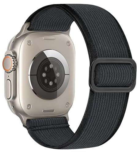 SOiiKE Bracelet Trail Loop Compatible avec Bracelet Apple Watch 41mm 40mm 38mm Homme Femme, Bracelet Sport en Nylon Réglable Bracelet pour iWatch Series SE 9 8 7 6 5 4 3 2 1