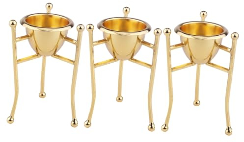 Cabilock 3 Pz portauova egg holder portauovo coppa porta uova supporto per uova sode tazza di guscio di uova sode distributore di uova vassoio delle uova ceramica impostare rame