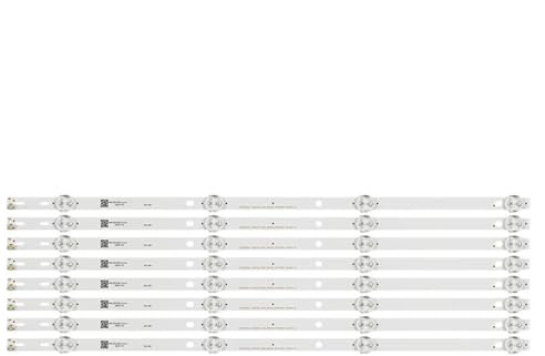 TUCANSBP Bande de rétroéclairage LED Compatible for TV Philips 50 50PFS4012 50PFS4012/12 4708-K50WDC-A2113N01 K500WDK3 K500WDC2 SVK500AL1_WICOP_4LED 3 V
