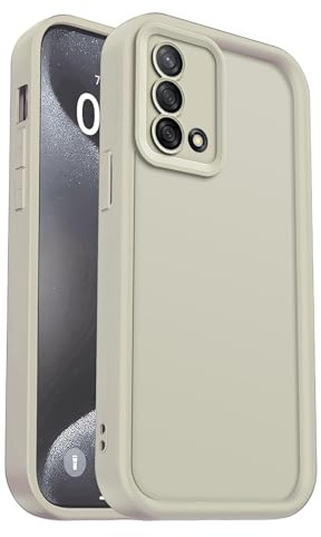 PanXCase Silikon Hülle für Oppo A74 5G / Oppo A54 5G | Weiche Leichte Hülle, Kameraschutz, Stoßfest, Kratzfest, Ergonomisch Konkave Rückseite, Komfortabler Griff, White