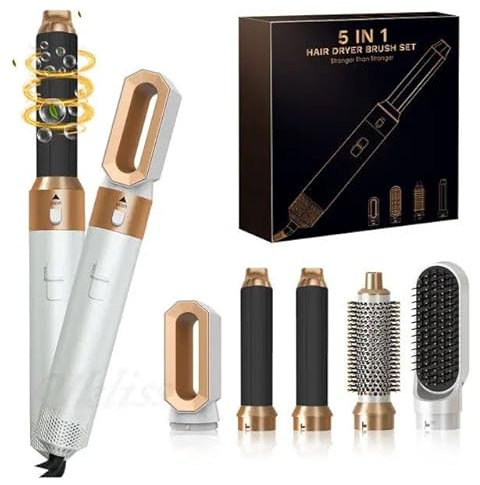 Haarstyler, lockenstab, haartrockner, warmluftbürste, föhnbürste, föhn 6 in 1