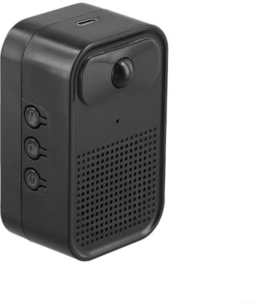 Ding Dong Türklingel mit intelligenter Induktionstechnologie, magnetischer Installation und benutzerdefinierten Grüßen erhältlich (Schwarz 400 mAh)