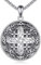 DAYLINLOVE Jerusalem Kreuz Halskette 925 Sterling Silber Filigran Kreuz Anhänger Halskette Jerusalem Christen Schmuck Geschenke für Männer Frauen