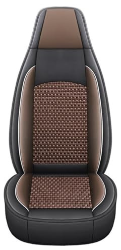 Kdbcet Sitzbezug Auto Autositzbezüge, 5er-Set, Universell, Wasserdicht, Aus PU-Leder, Passend Für Toyota Für Aygo Für Wish(C,1 piece)