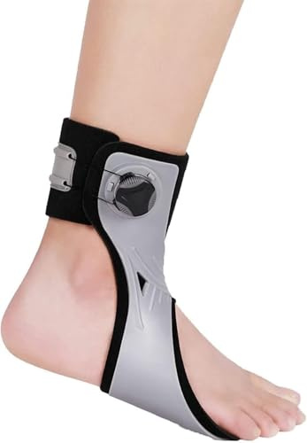 Ortesis para pie caído, ortesis de tobillo, ortesis AFO, soportes para fascitis, férulas para hemiplejía, zapatos para accidente cerebrovascular, estabilizador para caminar.(Left foot,Medium)