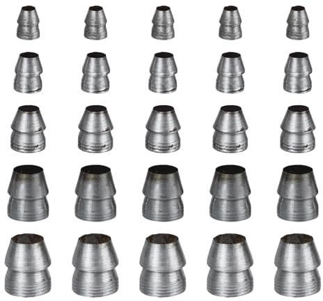 Rundkeil aus Stahl und Eisen, 25 Stück 8 bis 16mm