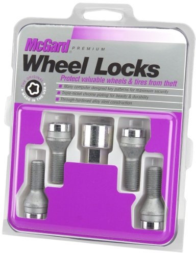 McGard 27216 Chrome Bolt Style Cone Seat Wheel Lock Set by McGard