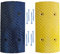 RSB-210MBY Coppia Rallentatori Stradali in Gomma Nera e Gialla Parte Mediana 50x25x3.5cm