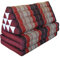Wilai Kapok Thaikissen, Yogakissen, Massagekissen, Kopfkissen, Tantrakissen, Sitzkissen - Rot/Weinrot (Kissen mit DREI Auflagen XXL 79x53x46 (82318))