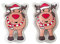 2er Pack Taschenwärmer Rentier (Handwärmer) z.B. als Wichtelgeschenk