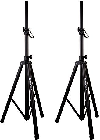 Tripod Speaker Stands Pair for Dj/PA Speaker System Adjustable Height from 4 feet to 6 feet