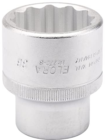 Draper 799 770-SM Elora Bi-Hexagon Socket, 3/4 Square Drive, 36mm