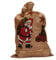 Grosser Jutesack 50 x 80 cm Weihnachten Dekoration Zubehör Nikolaus