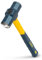 ESTWING Sure Strike Engineer's Hammer - 40 oz Sledge with Fiberglass Handle & No-Slip Cushion Grip - MRF40E