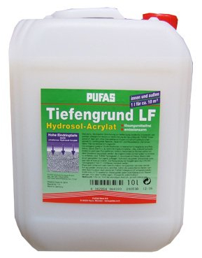 Pufas Tiefengrund LF Acryl-Hydrosol (Haftgrund für Farben) 5 Liter