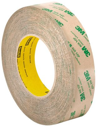 TapeCase High Performance Adhesive Transfer Tape, Converted from 3M 468MP, 1.125 x 60 Yard Roll