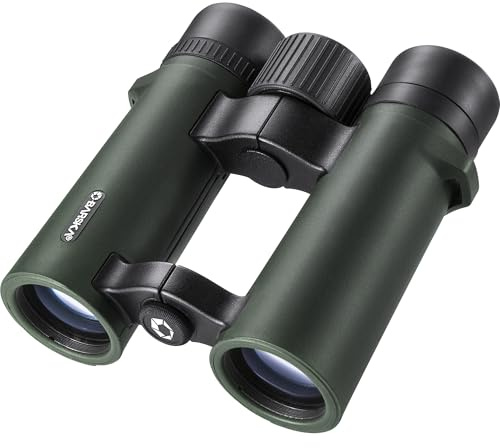Barska Air View Compact Binoculars 10x34 Waterproof Fogproof BAK-4 Prism, Fully Multi-Coated Optics, Open Bridge Design, Shockproof, Lightweight for Travel, Hiking & Outdoor Use