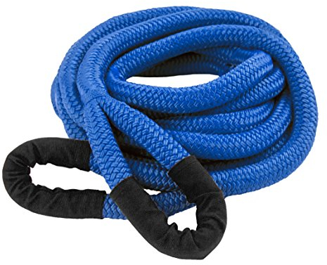 Mibro Ditch Pig 447511 Corde 6 m, Corde à énergie cinétique en Nylon tressé Double pour récupération de véhicules avec 7 257,5 kg Charge de Travail sûre
