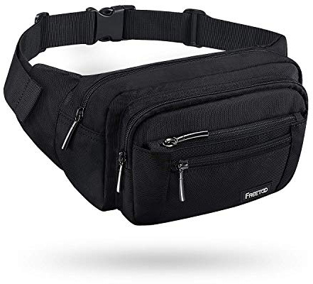 FREETOO Waist Pack Bag Fanny Pack for Men&Women Hip Bum Bag with Adjustable Strap for Outdoors Workout Traveling Casual Running Hiking Cycling