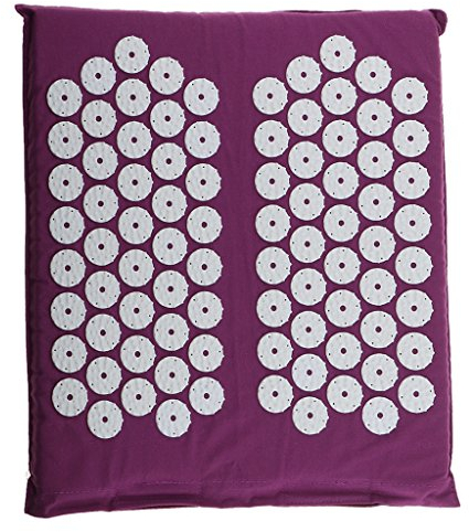 Gazechimp Akupressurmatte (35,5x32cm) Akupressur Fußmatte, Entspannungsmatte, Fußreflexzonen Massage - Stil #01
