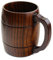 Yundxi Handmade Wooden Beer Mug/Beer Stein/Tankard Natural Wood Cup Gift Eco-Friendly (1pcs)