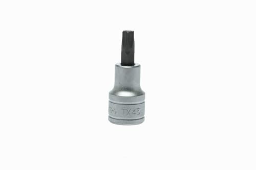 Teng Tools TX45 1/2 Zoll Antrieb Metrisch Torx TX Chrom Vanadium Stecknuss | Mechaniker Werkzeug | Handwerkzeug - M121245T-C