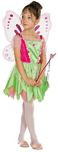 Rubie's 12304-128 Rubies Kostüm Blumenfee Kleid Fasching/Karneval-128, Multi-Colored