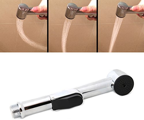 WuLi77 Shattaf Toiletten-Bidet-Sprayer, Handbrause aus poliertem Chrom